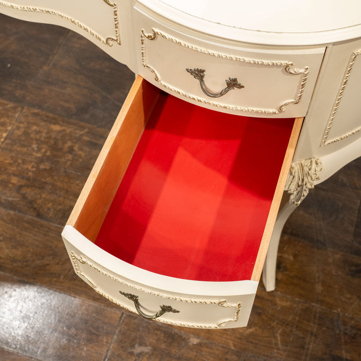 ホワイト 三面鏡 ドレッサー /25L