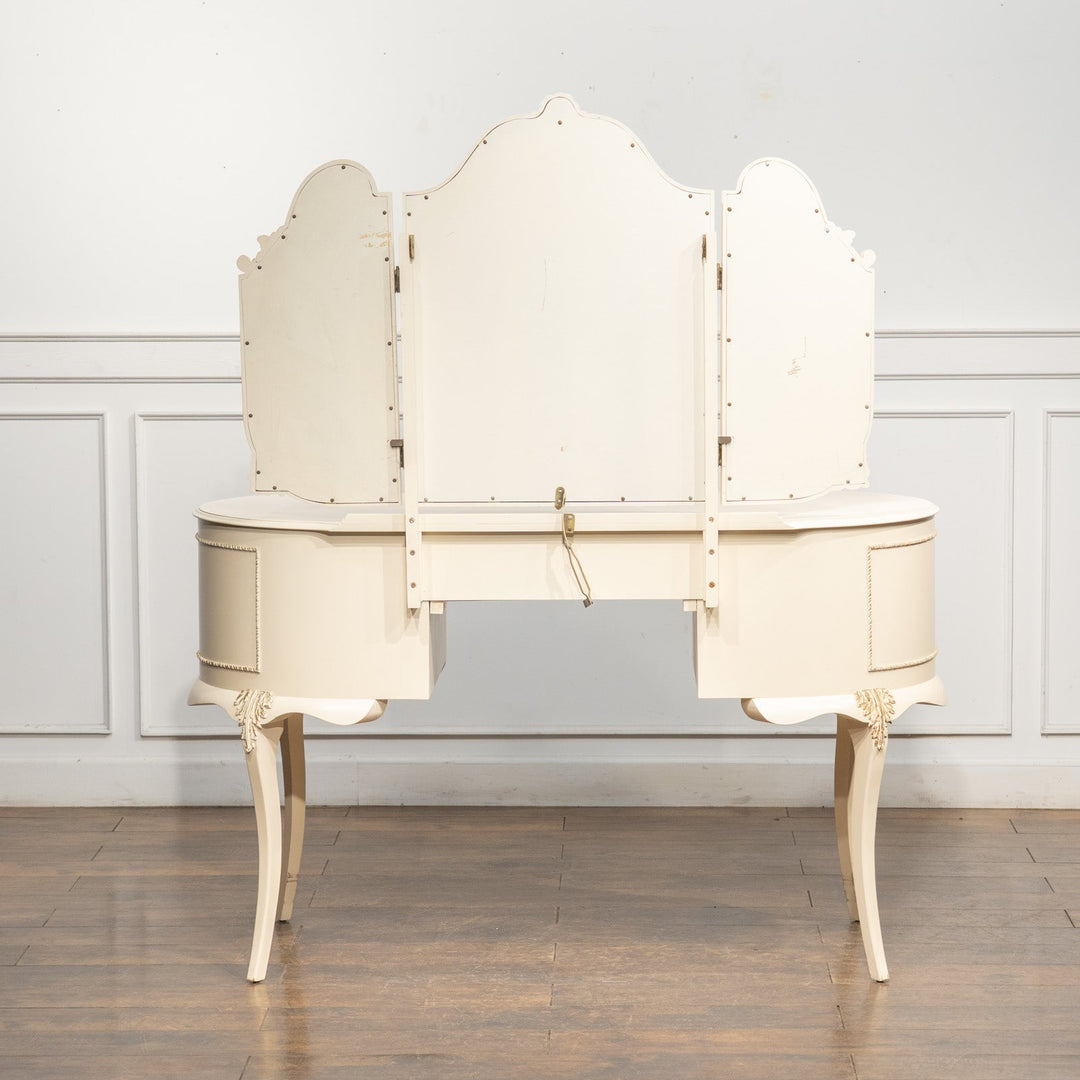 ホワイト 三面鏡 ドレッサー /25L