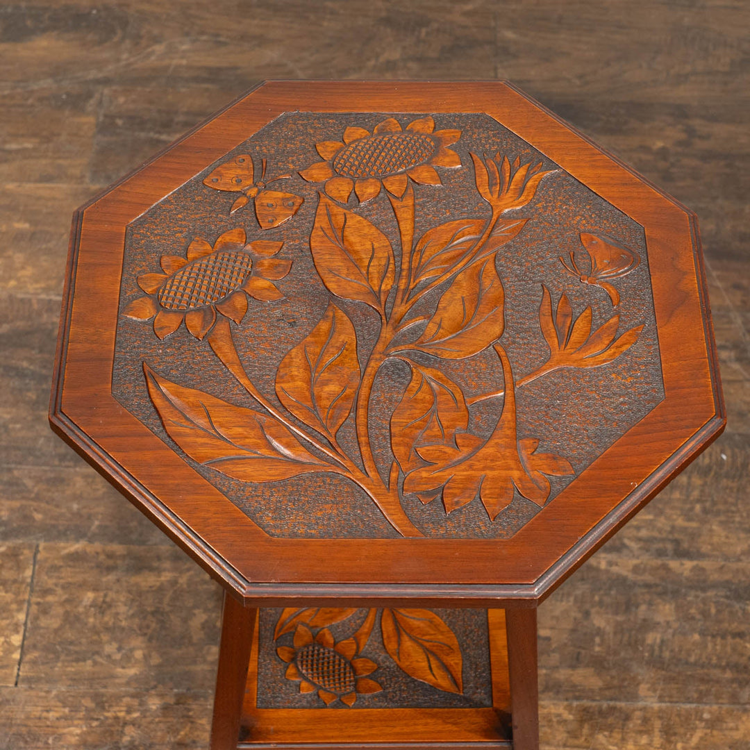 オーク 八角形天板 オケージョナルテーブル /25L