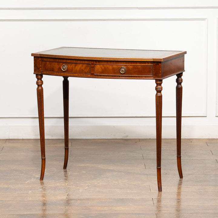 ウォールナット レザートップ デスク /25L