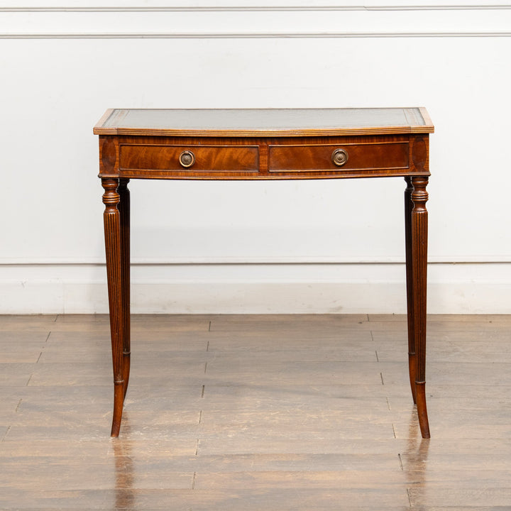 ウォールナット レザートップ デスク /25L