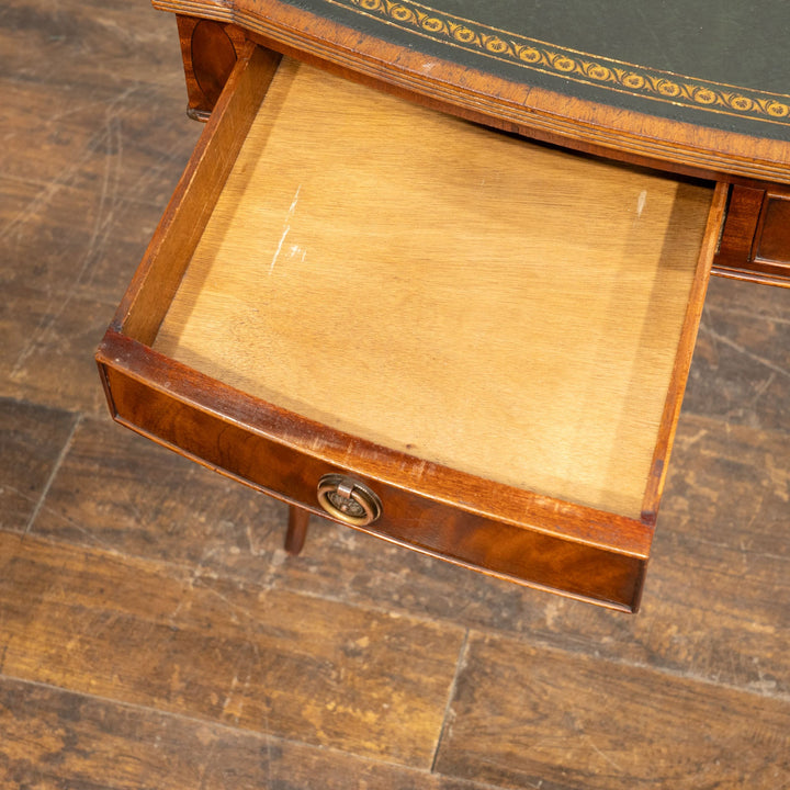 ウォールナット レザートップ デスク /25L