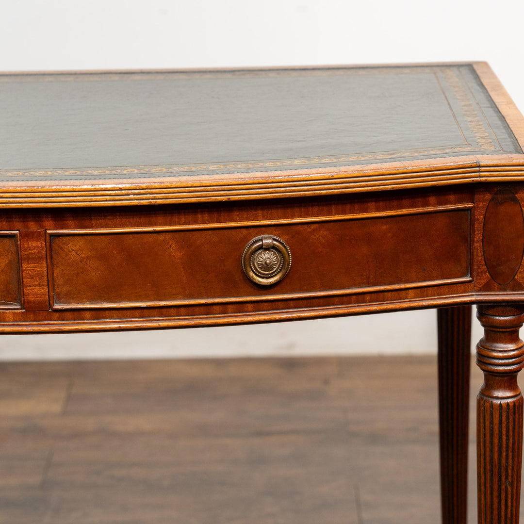 ウォールナット レザートップ デスク /25L