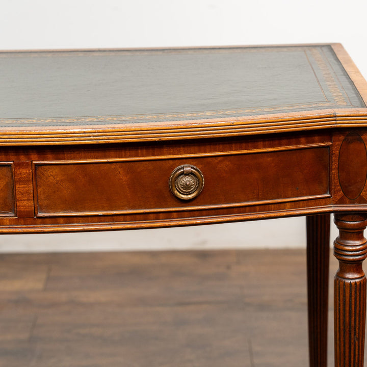 ウォールナット レザートップ デスク /25L