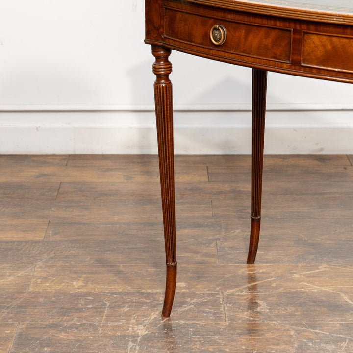 ウォールナット レザートップ デスク /25L