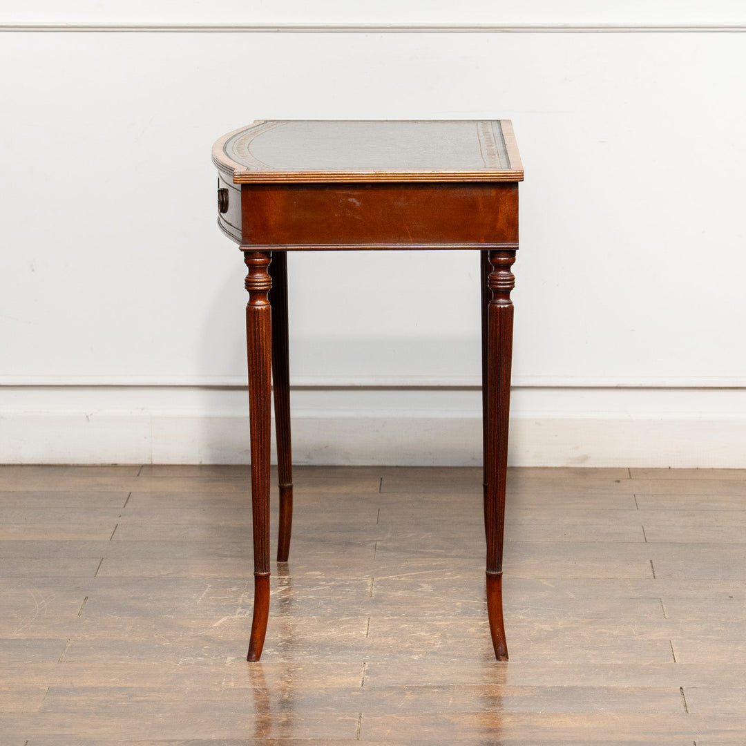 ウォールナット レザートップ デスク /25L