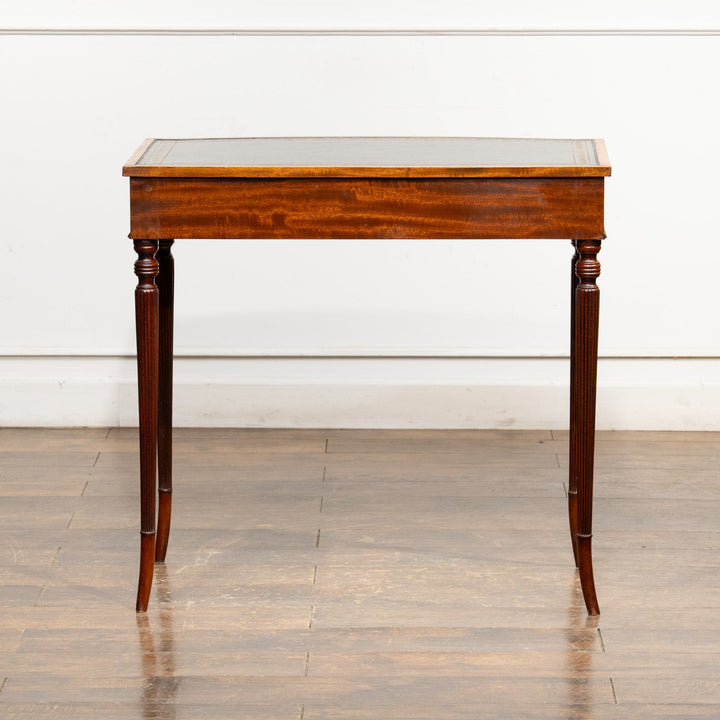 ウォールナット レザートップ デスク /25L