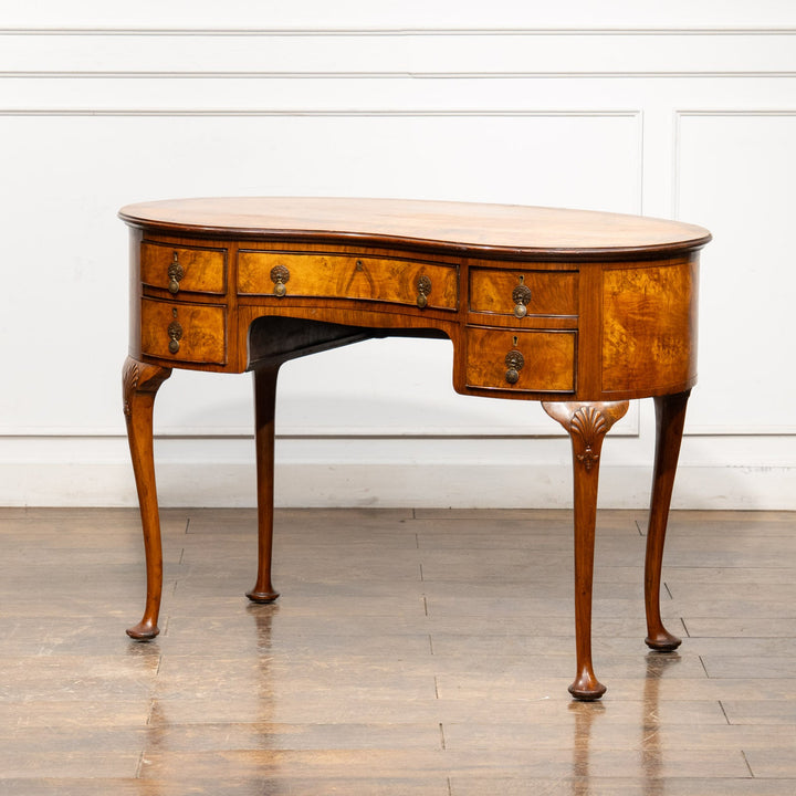 ウォールナット キドニーデスク /25L