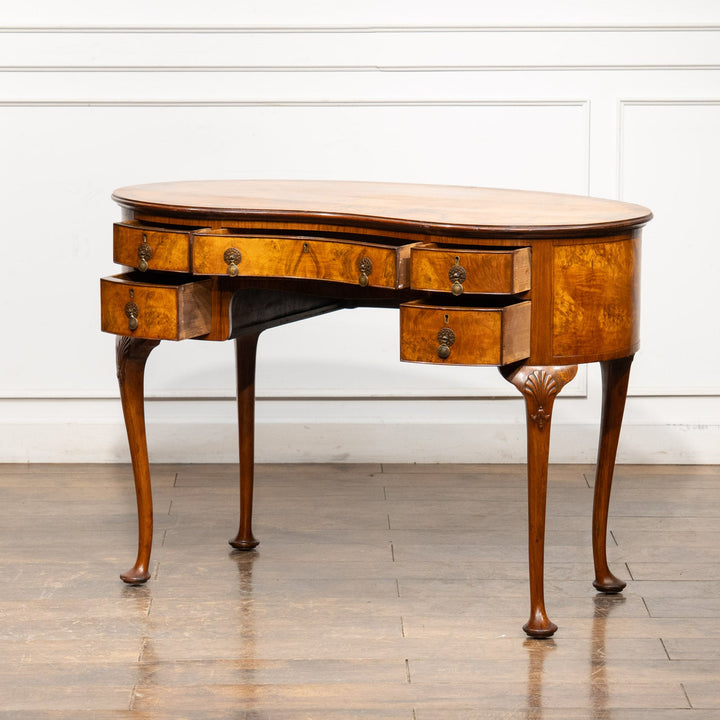 ウォールナット キドニーデスク /25L