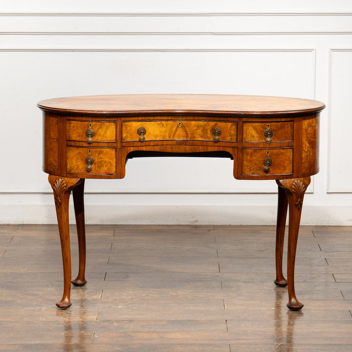 ウォールナット キドニーデスク /25L