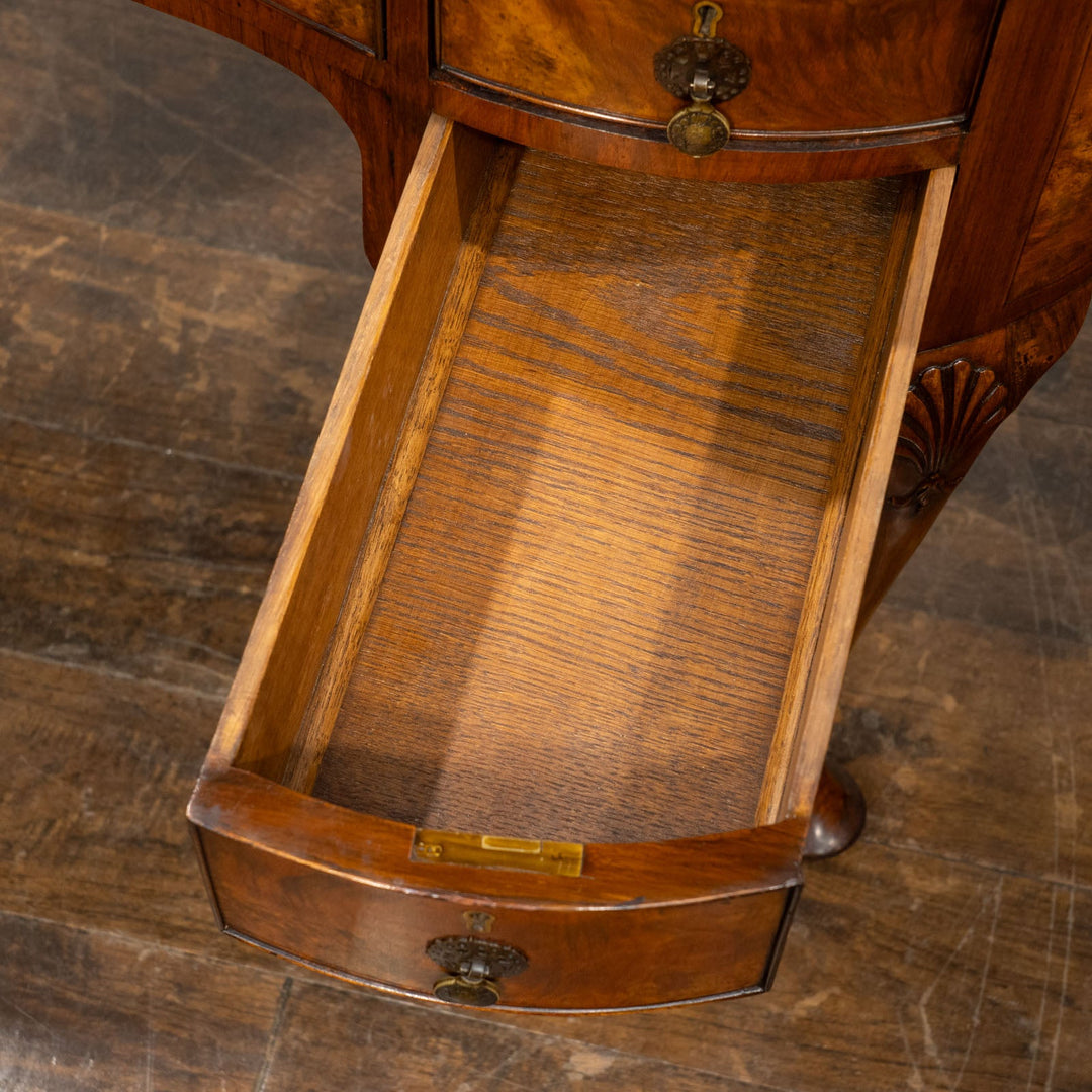 ウォールナット キドニーデスク /25L