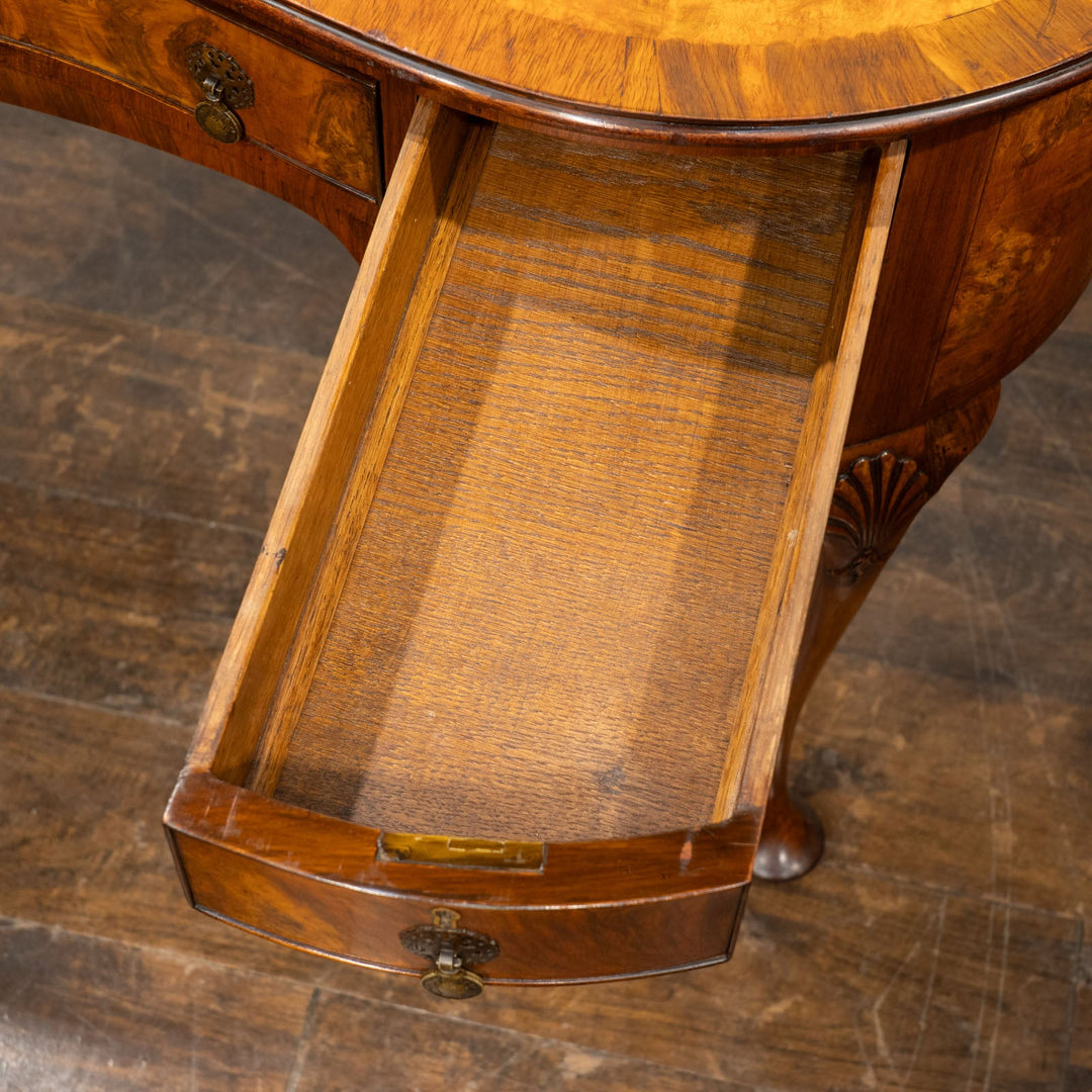 ウォールナット キドニーデスク /25L