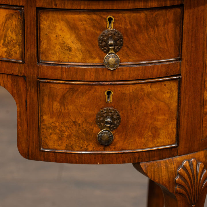 ウォールナット キドニーデスク /25L