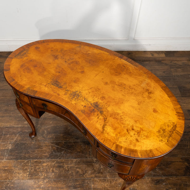 ウォールナット キドニーデスク /25L