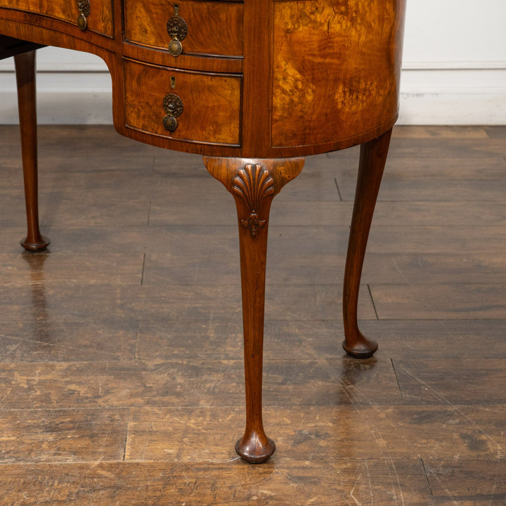 ウォールナット キドニーデスク /25L