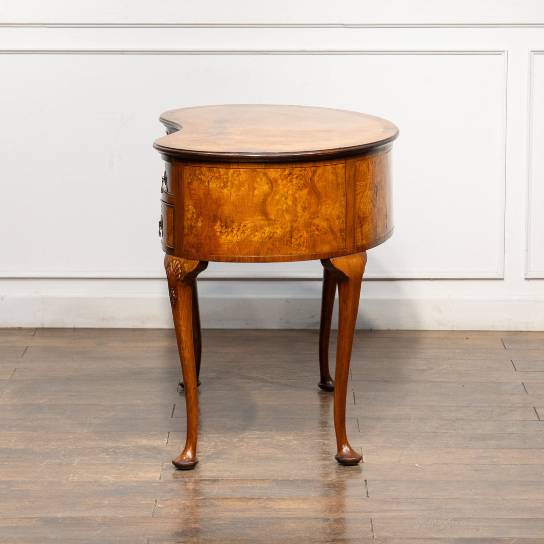 ウォールナット キドニーデスク /25L