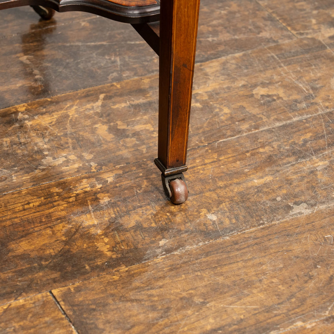 ウォールナット レザートップ ヴィクトリアン デスク /25L