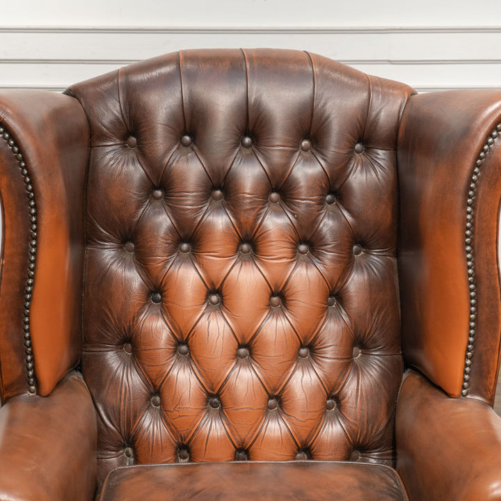 チェスターフィールド ウィングバックソファ /25L-1