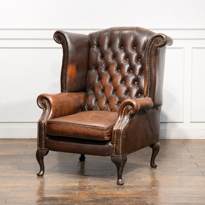 チェスターフィールド ウィングバックソファ /25L-2