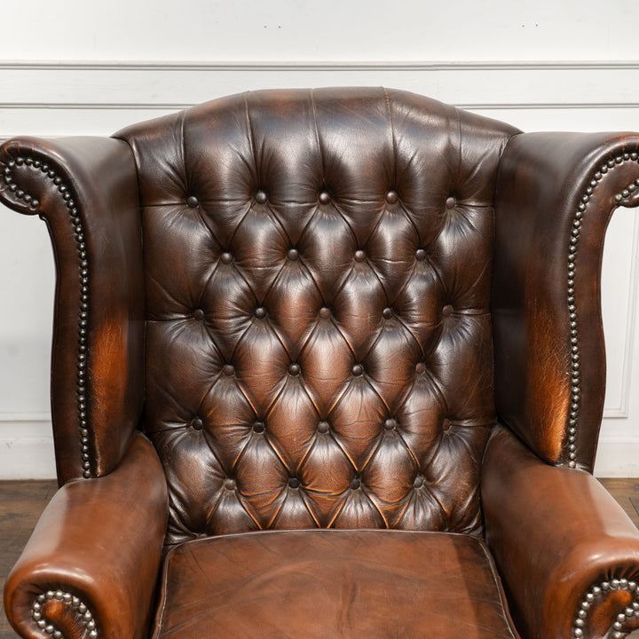 チェスターフィールド ウィングバックソファ /25L-2