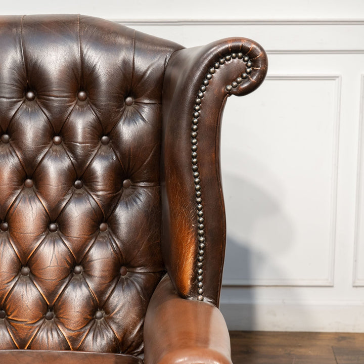 チェスターフィールド ウィングバックソファ /25L-2