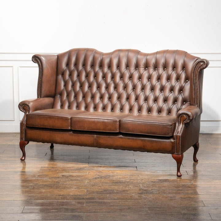 チェスターフィールド ウィングバックソファ 3人掛け /25L