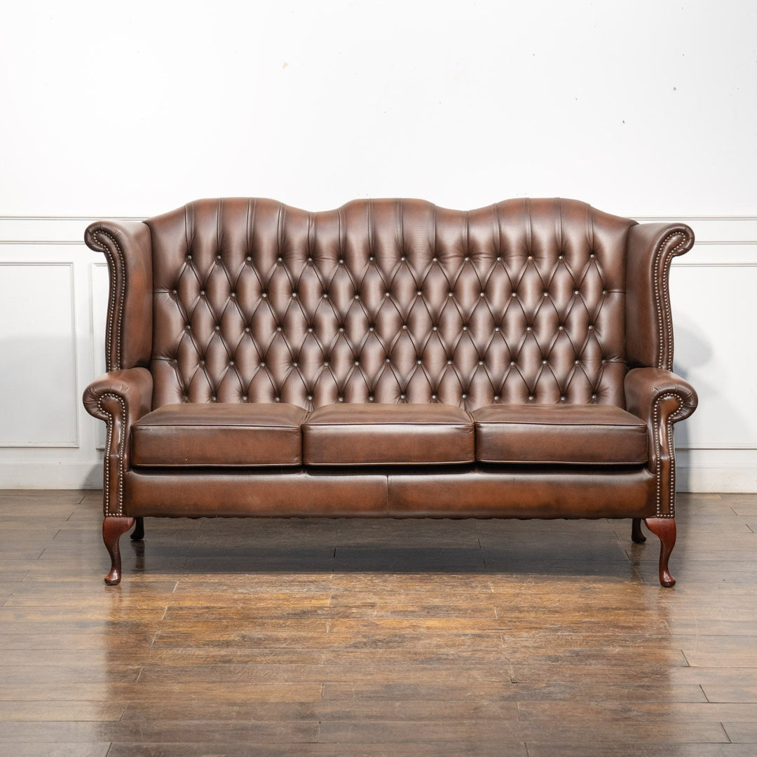 チェスターフィールド ウィングバックソファ 3人掛け /25L