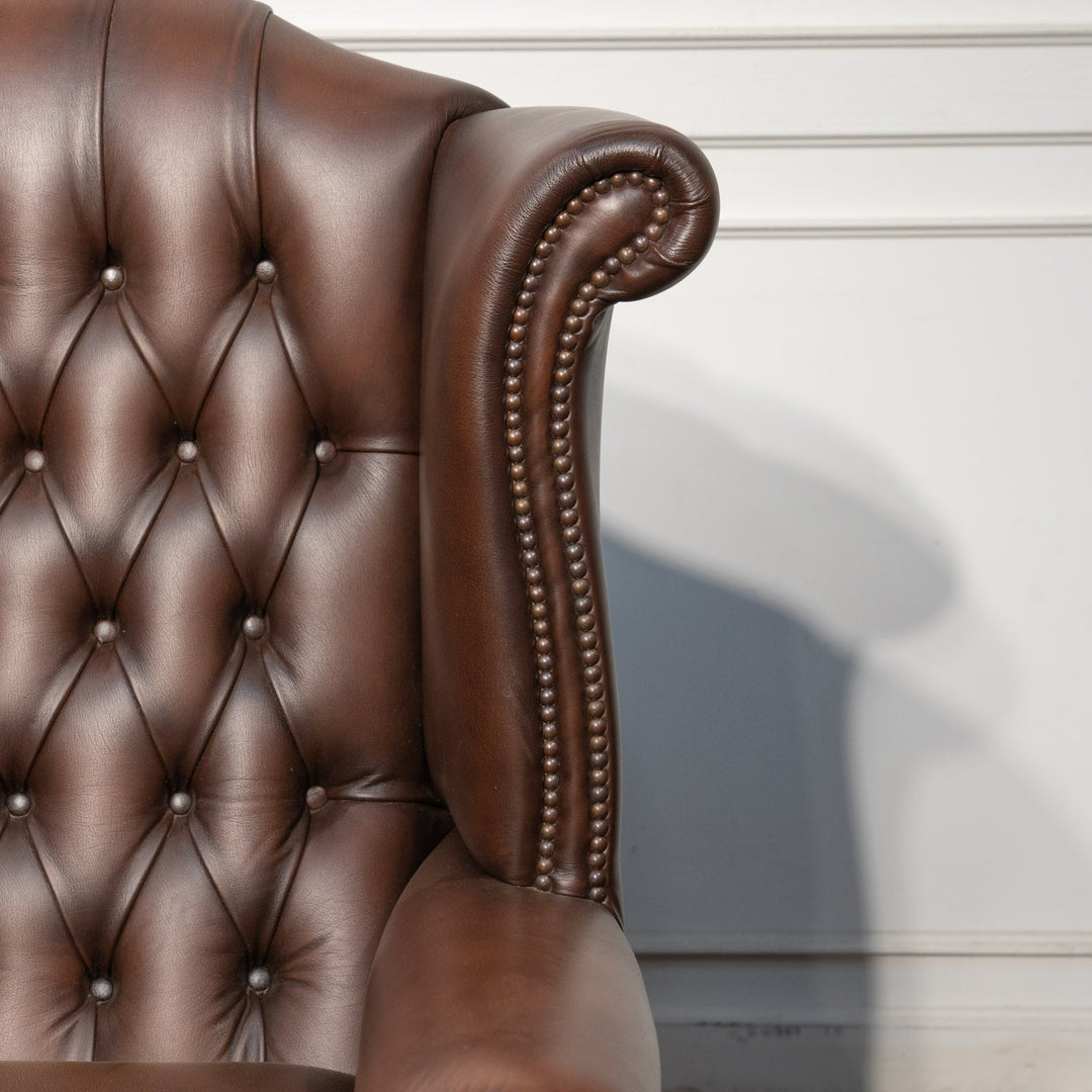 チェスターフィールド ウィングバックソファ 3人掛け /25L