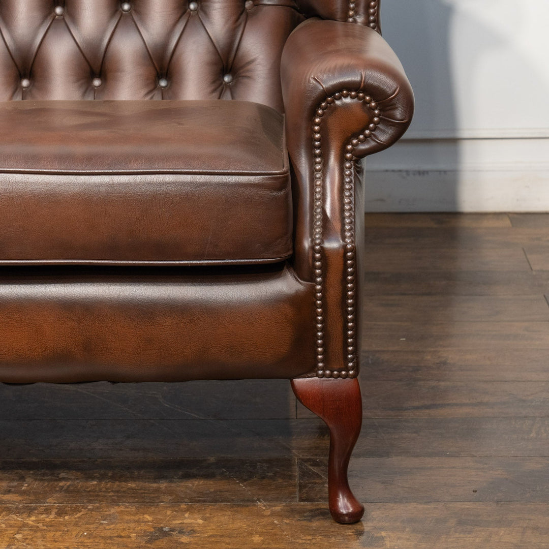 チェスターフィールド ウィングバックソファ 3人掛け /25L