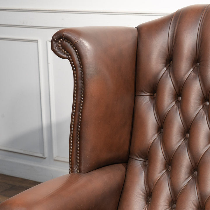 チェスターフィールド ウィングバックソファ 3人掛け /25L