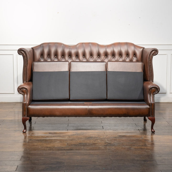 チェスターフィールド ウィングバックソファ 3人掛け /25L