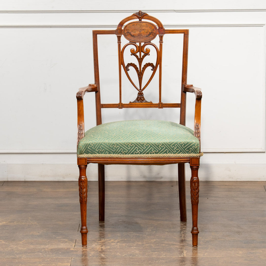 ウォールナット エドワーディアン アームチェア /25L-1