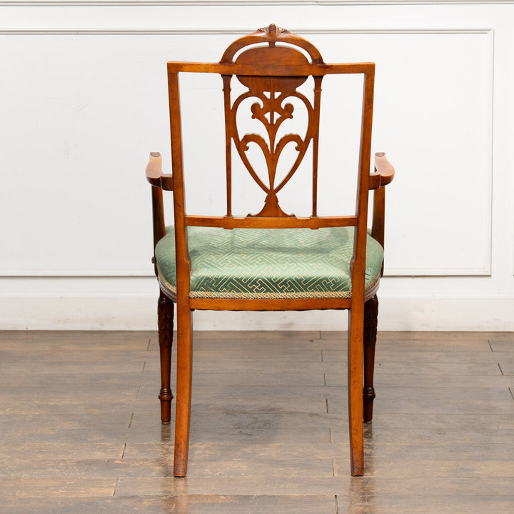 ウォールナット エドワーディアン アームチェア /25L-1