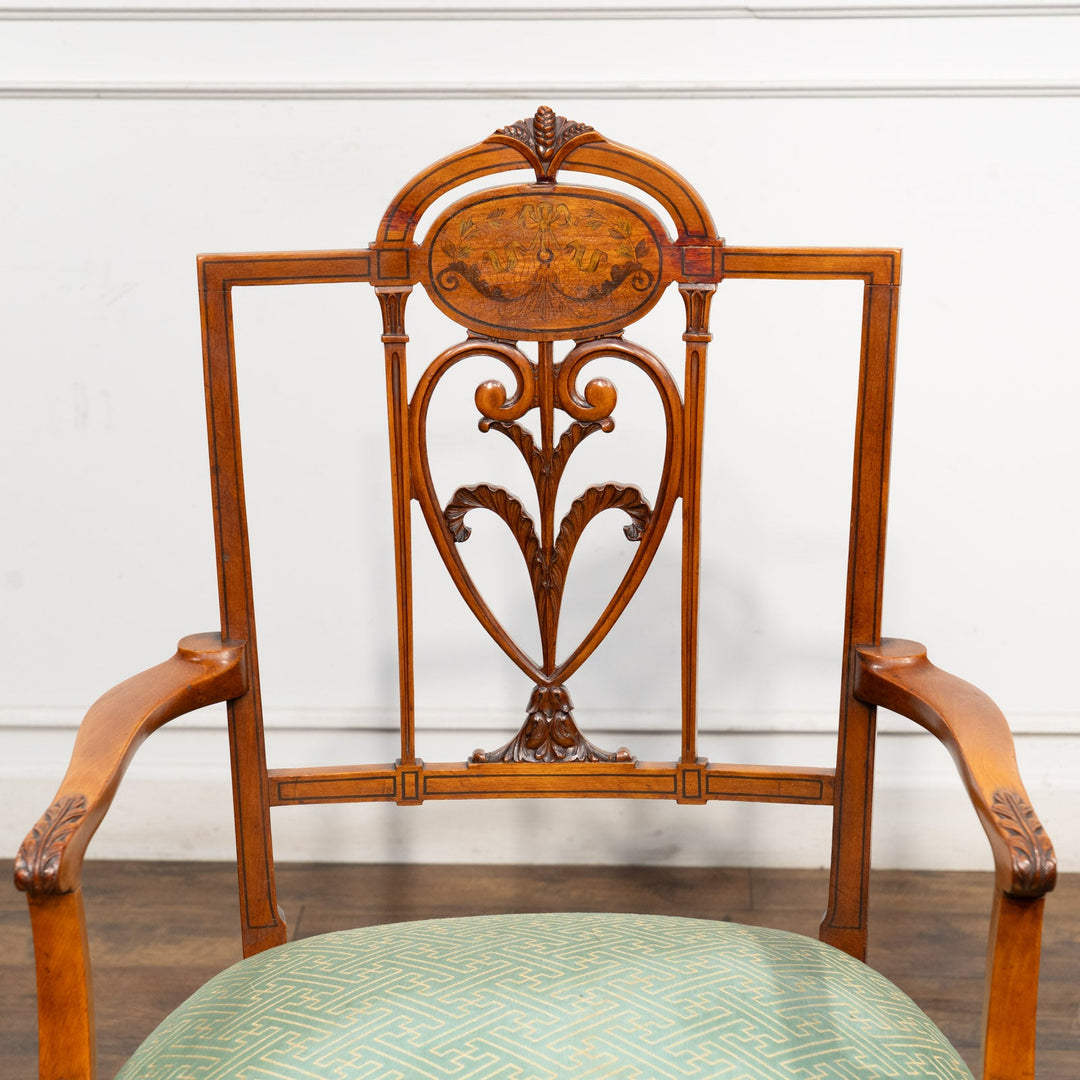 ウォールナット エドワーディアン アームチェア /25L-1