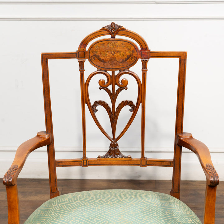 ウォールナット エドワーディアン アームチェア /25L-1