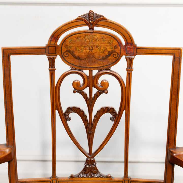 ウォールナット エドワーディアン アームチェア /25L-1