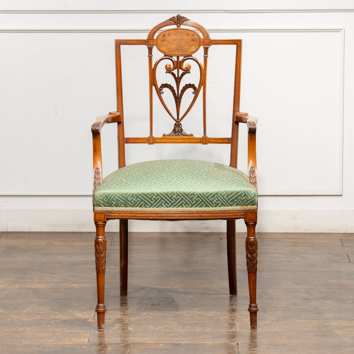 ウォールナット エドワーディアン アームチェア /25L-2