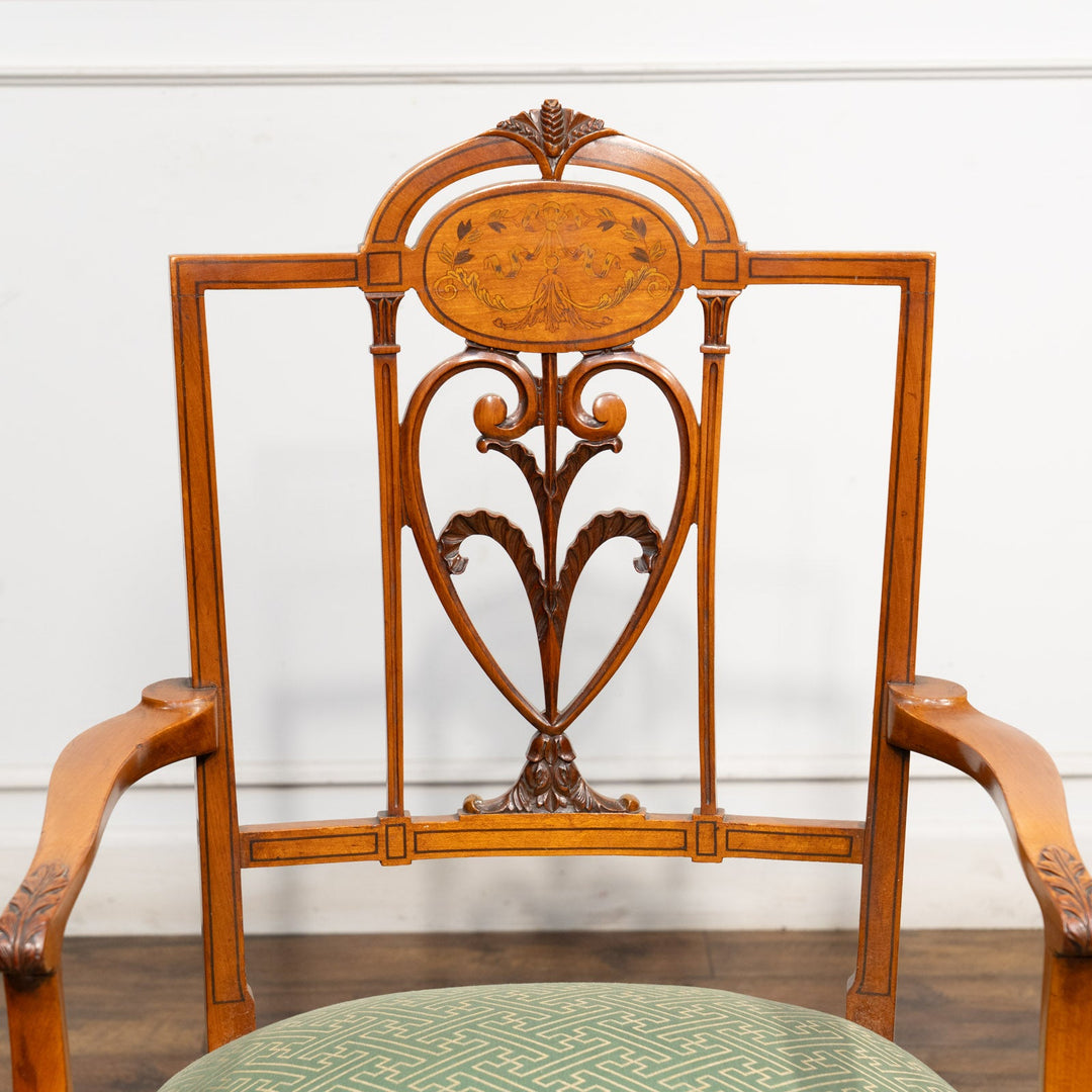 ウォールナット エドワーディアン アームチェア /25L-2