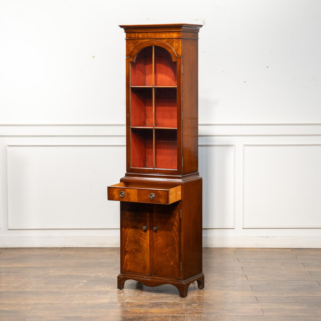 ウォールナット ガラスブックケース /25L