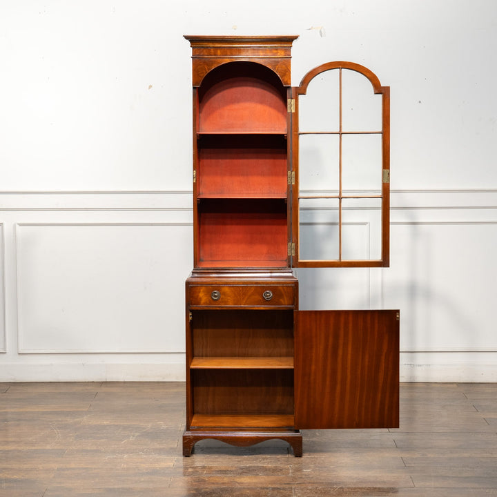 ウォールナット ガラスブックケース /25L