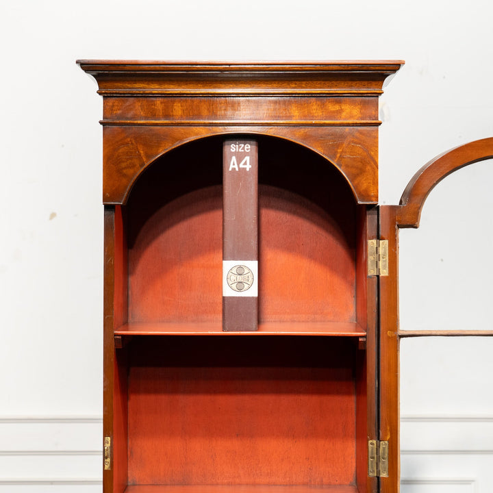 ウォールナット ガラスブックケース /25L