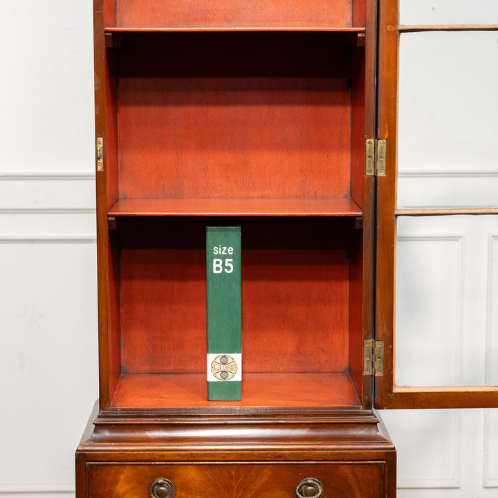 ウォールナット ガラスブックケース /25L