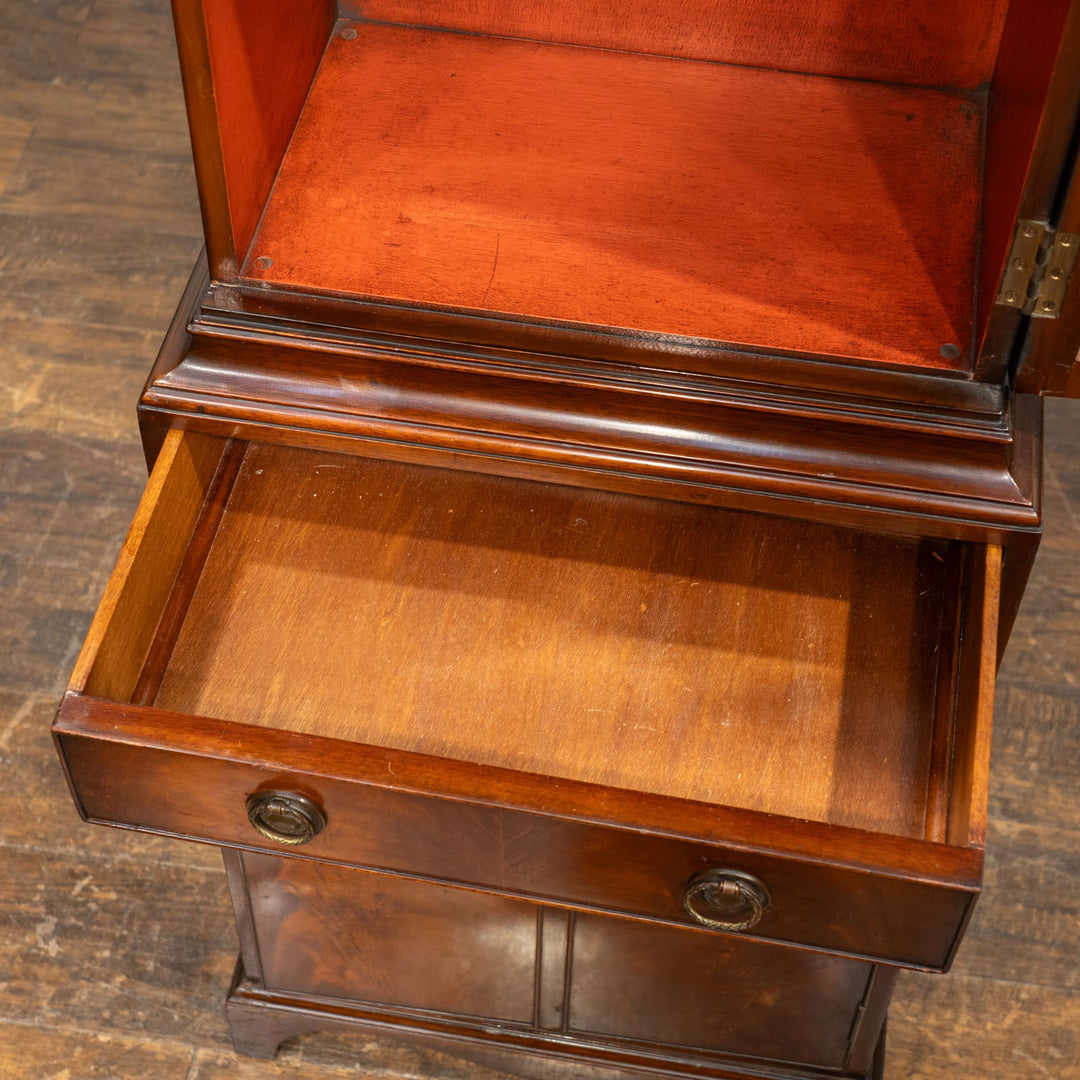 ウォールナット ガラスブックケース /25L