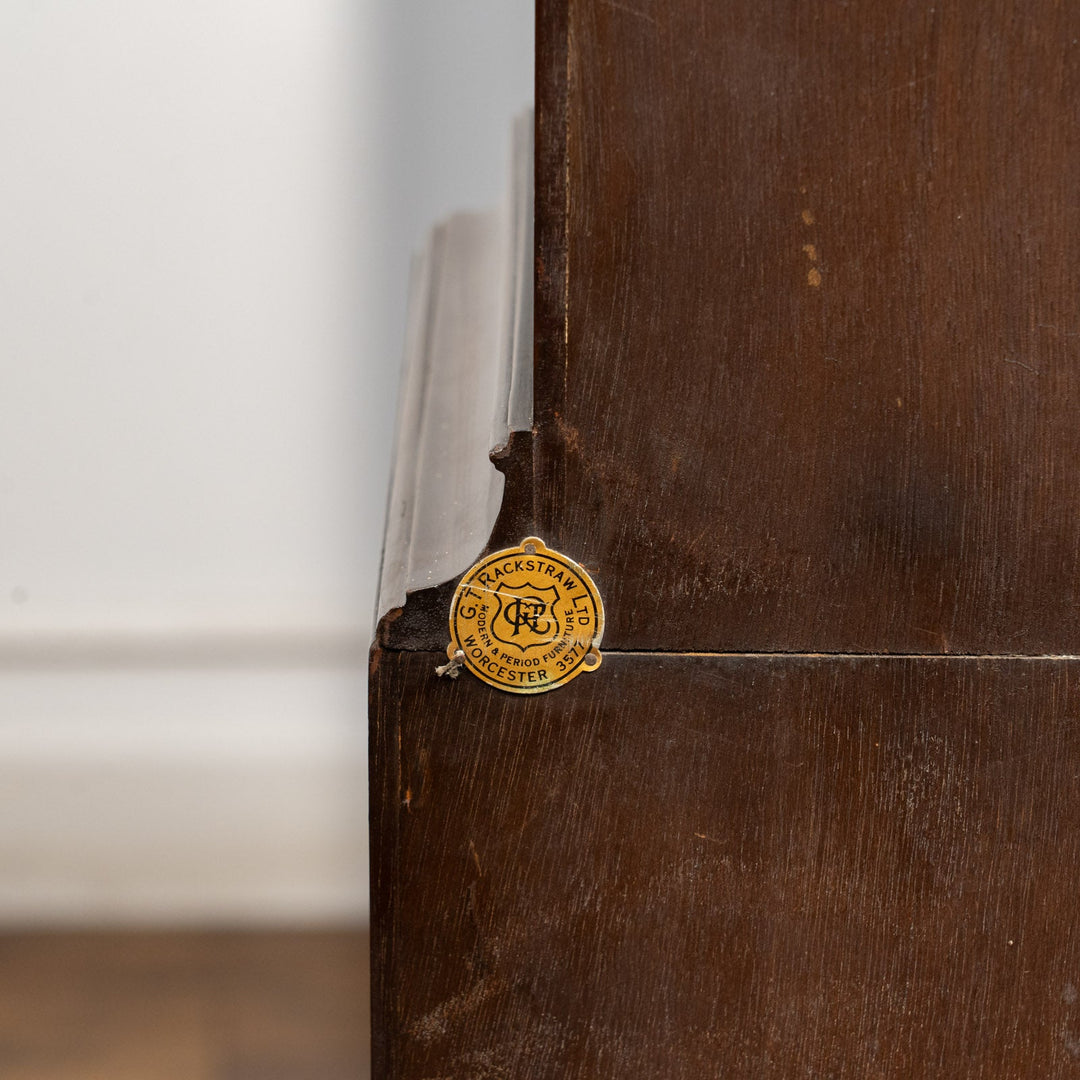 ウォールナット ガラスブックケース /25L