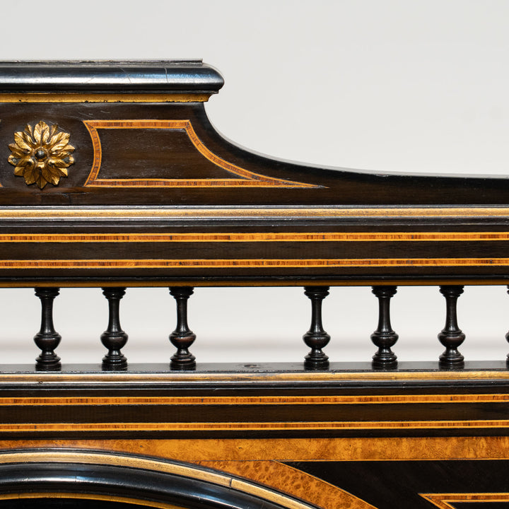 布で作られた花々が色彩豊か ナポレオン3世様式 ファイヤースクリーン /25L