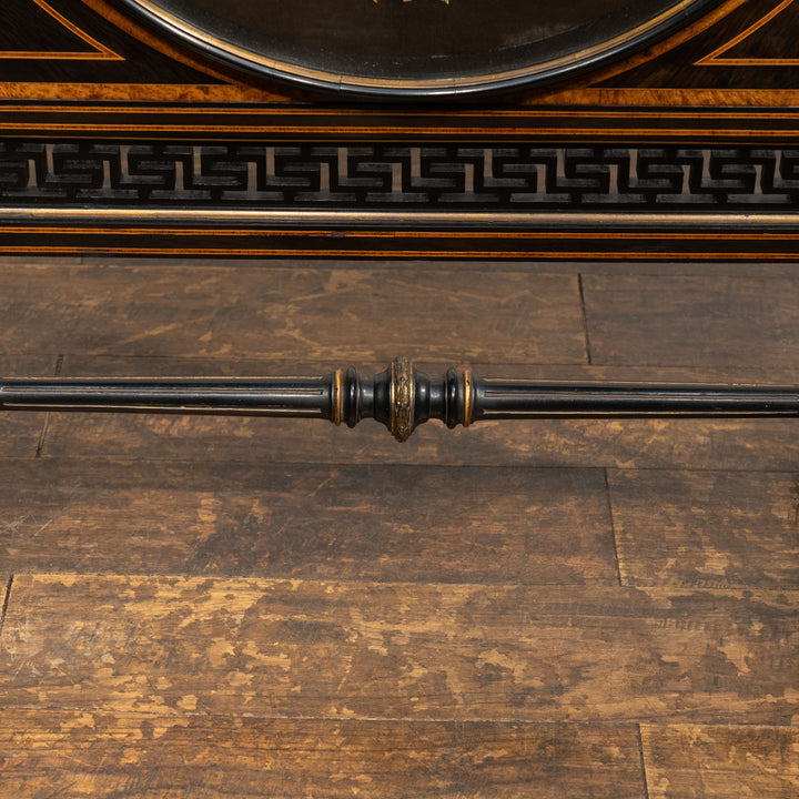 布で作られた花々が色彩豊か ナポレオン3世様式 ファイヤースクリーン /25L