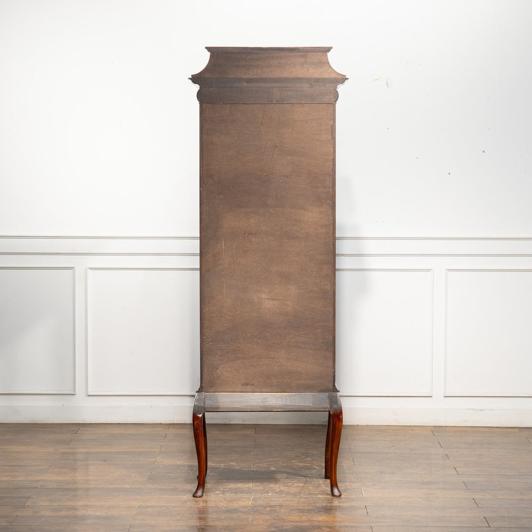 ウォールナット カブリオールレッグ ディスプレイキャビネット /25L