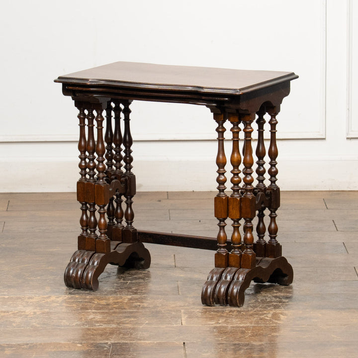 ウォールナット 4段 ネストテーブル /25L-B