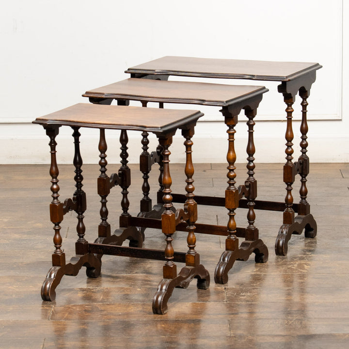 ウォールナット 4段 ネストテーブル /25L-B