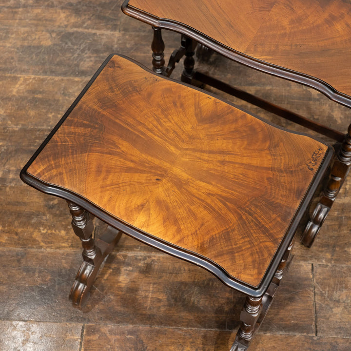 ウォールナット 4段 ネストテーブル /25L-B